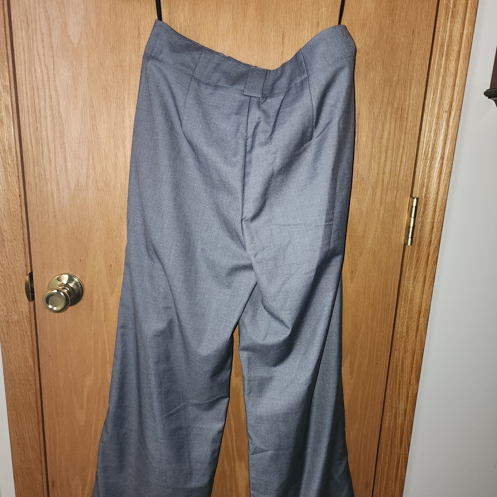 NWT $38 Commense Slate Gray Wide-Leg Women's Pants - Picture 4 of 7
